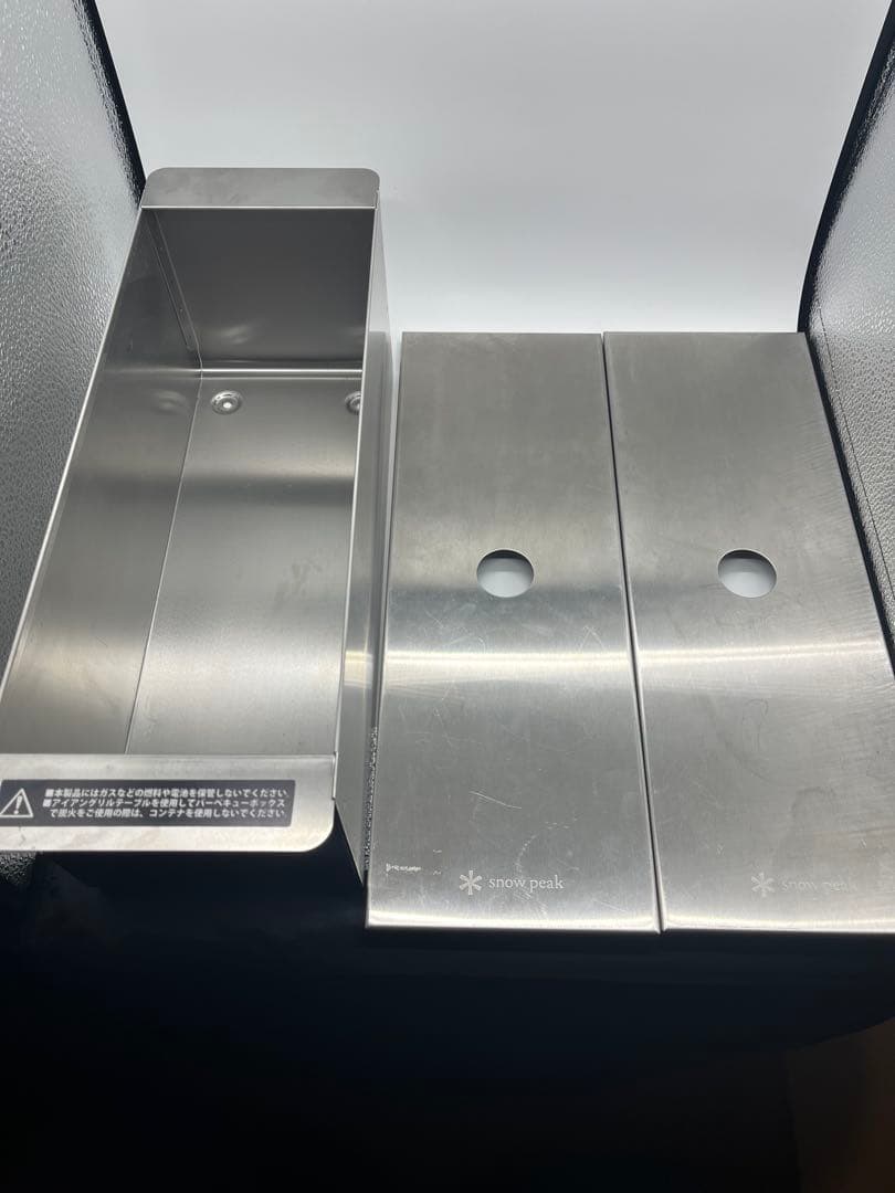スノーピーク ステンボックスハーフユニット、ステントレー0.5ユニットセット