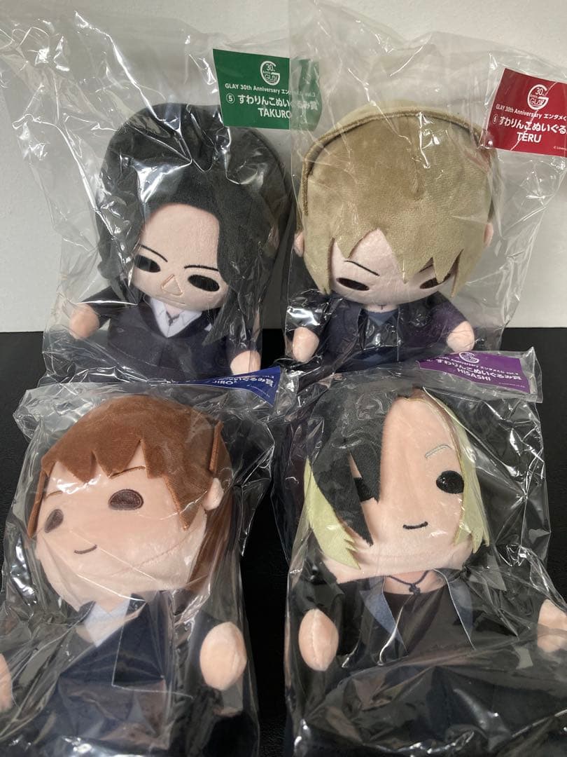 GLAY　エンタメくじ vol.2　すわりんこぬいぐるみ　全4種セット