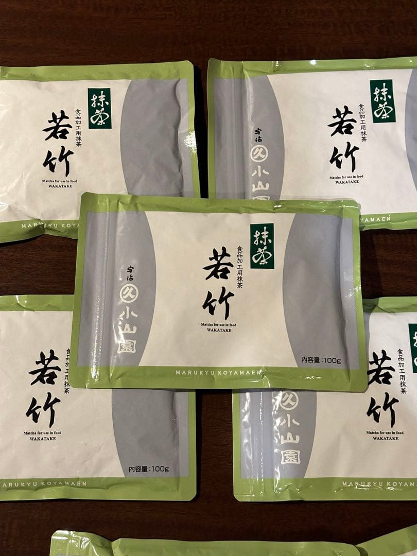 丸久小山園 若竹 100g×5袋 食品加工用抹茶 抹茶パウダー
