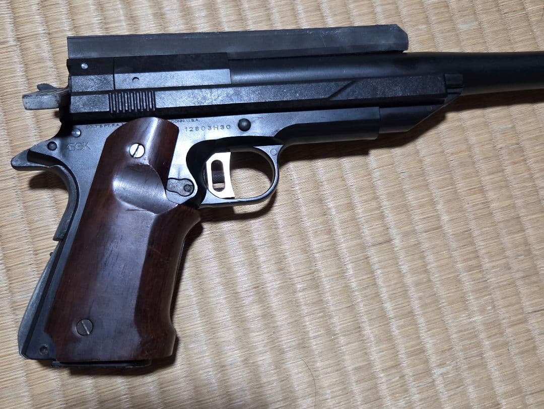 マルゼン APS-1 ドミネーター 木製グリップ 、トリガー変更？