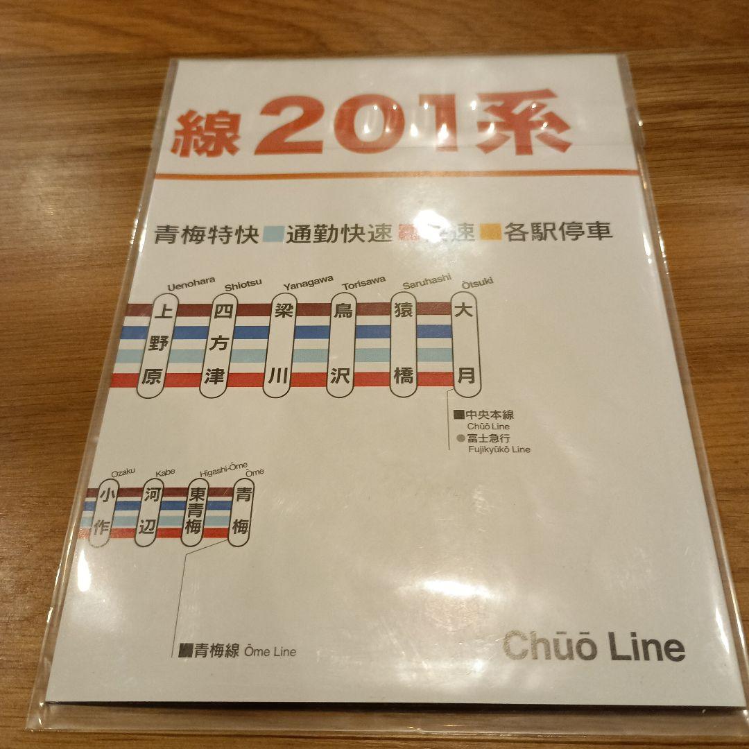 新品未開封中央線201系ラストラン記念豊田駅