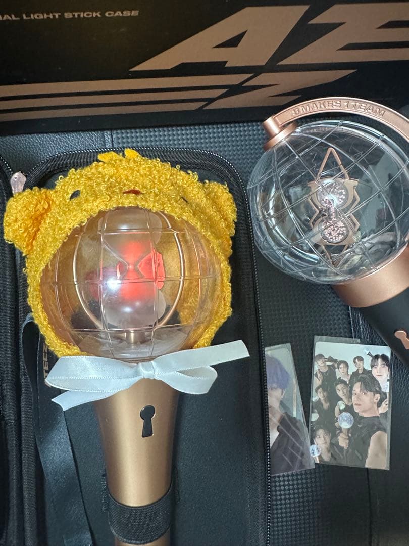 ATEEZ ペンライト ver.1 ver.2 ケース トレカ