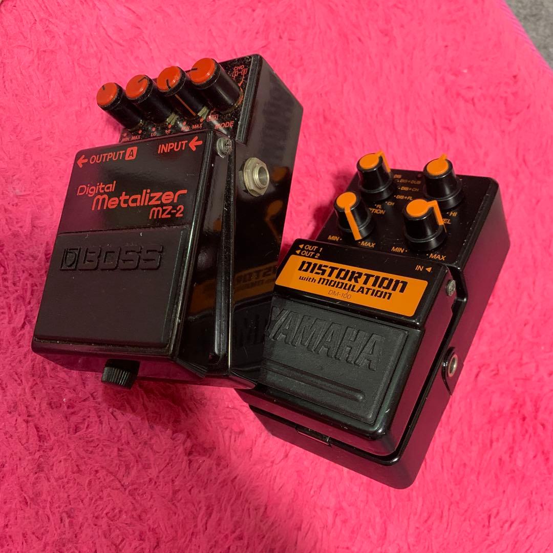 ギター BOSS MZ-2 & YAMAHA dm-100