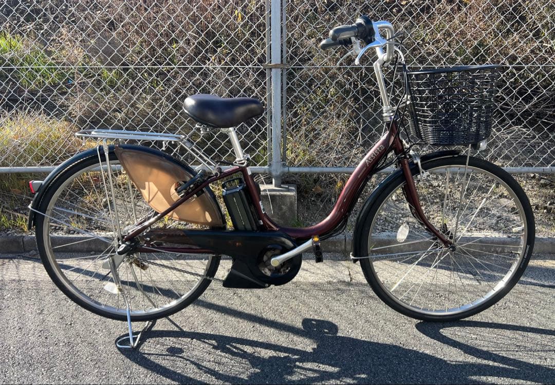ブリジストンアシスタ電動アシスト自転車前後ブレーキワイヤー新品交換後関東圏配送