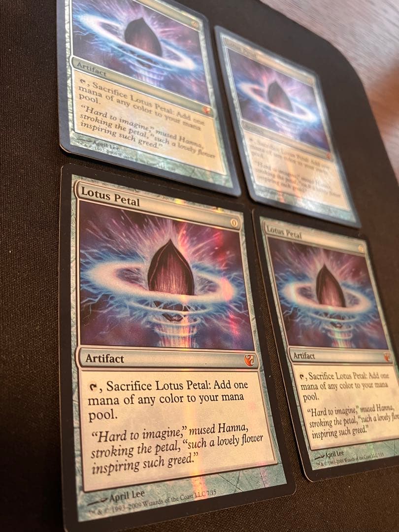 MTG【水蓮の花びら/Lotus Petal】 FTV foil 英語 4枚