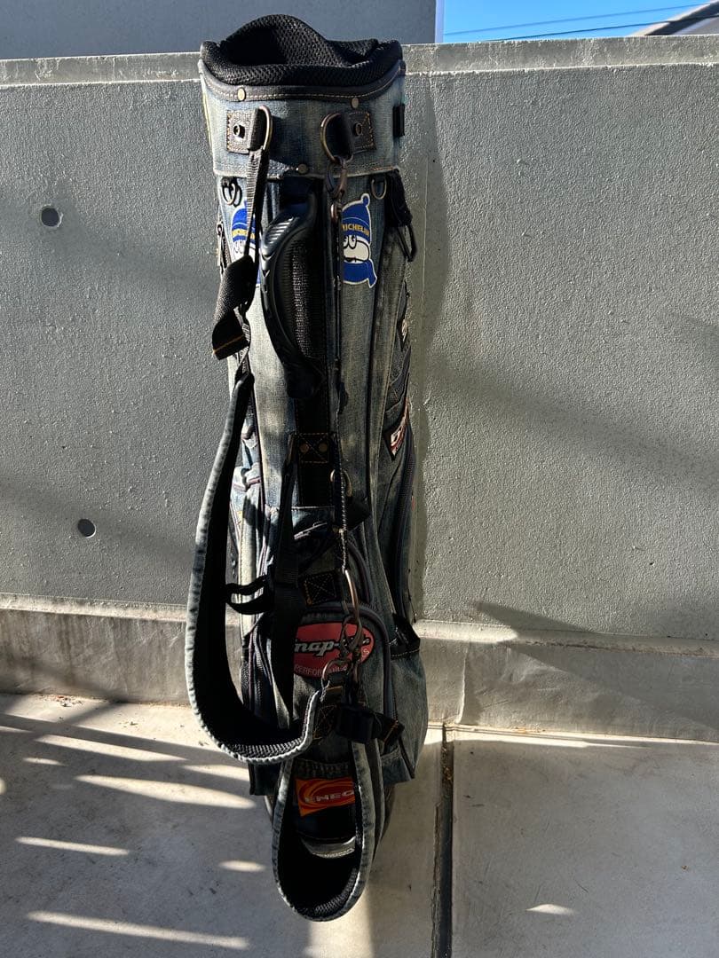 デニム生地キャディバッグ