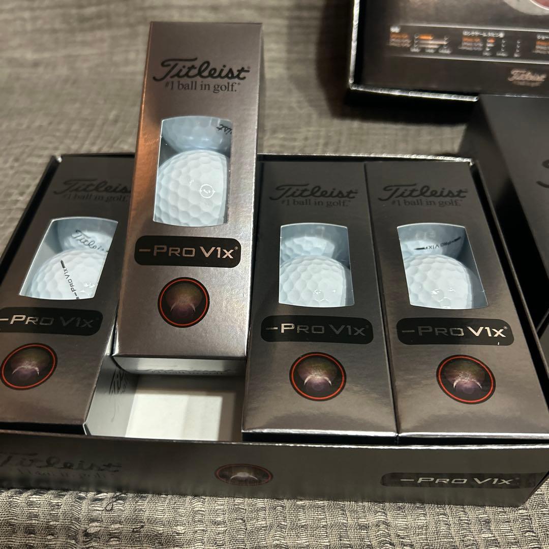 新品 最新2026 タイトリスト PRO V1x レフトダッシュ 2ダース