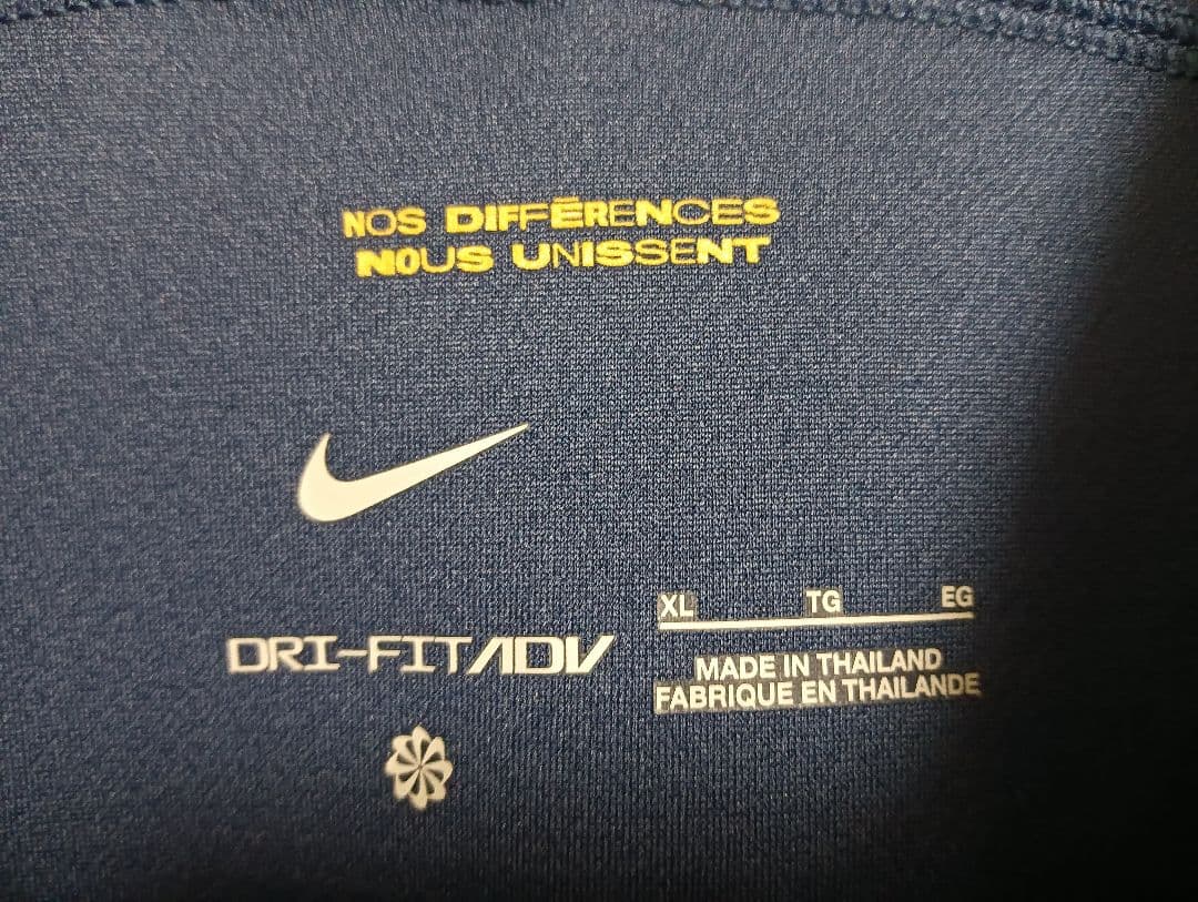 ナイキ フランス代表 長袖 ユニフォーム 22/23 海外XL 紙タグ付き