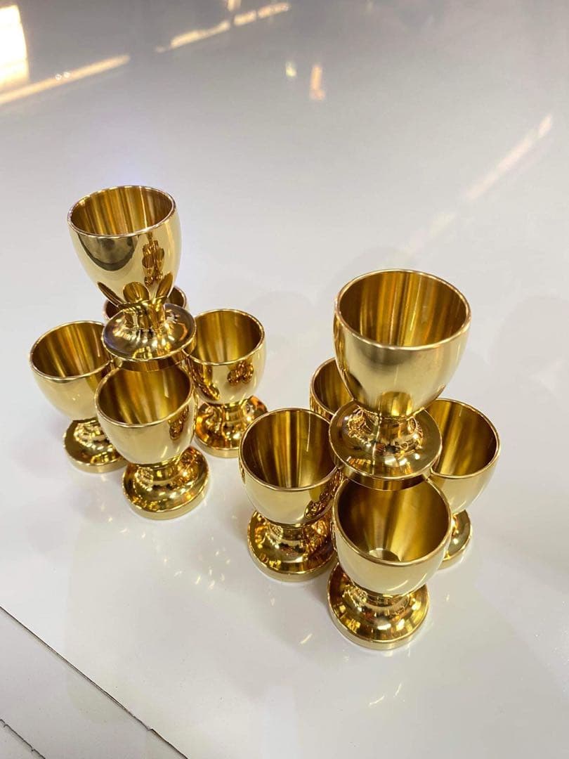 ヴィンテージベトナム製ポットセット含むティーポットとカップセットメタルカップ