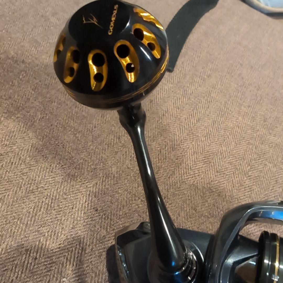 シマノアルテグラ4000XG スピニングリール 黒/金　ゴメクサスハンドル