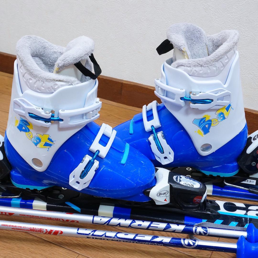 メンテ済 110cm 靴21cm CARVING カービングスキーセット