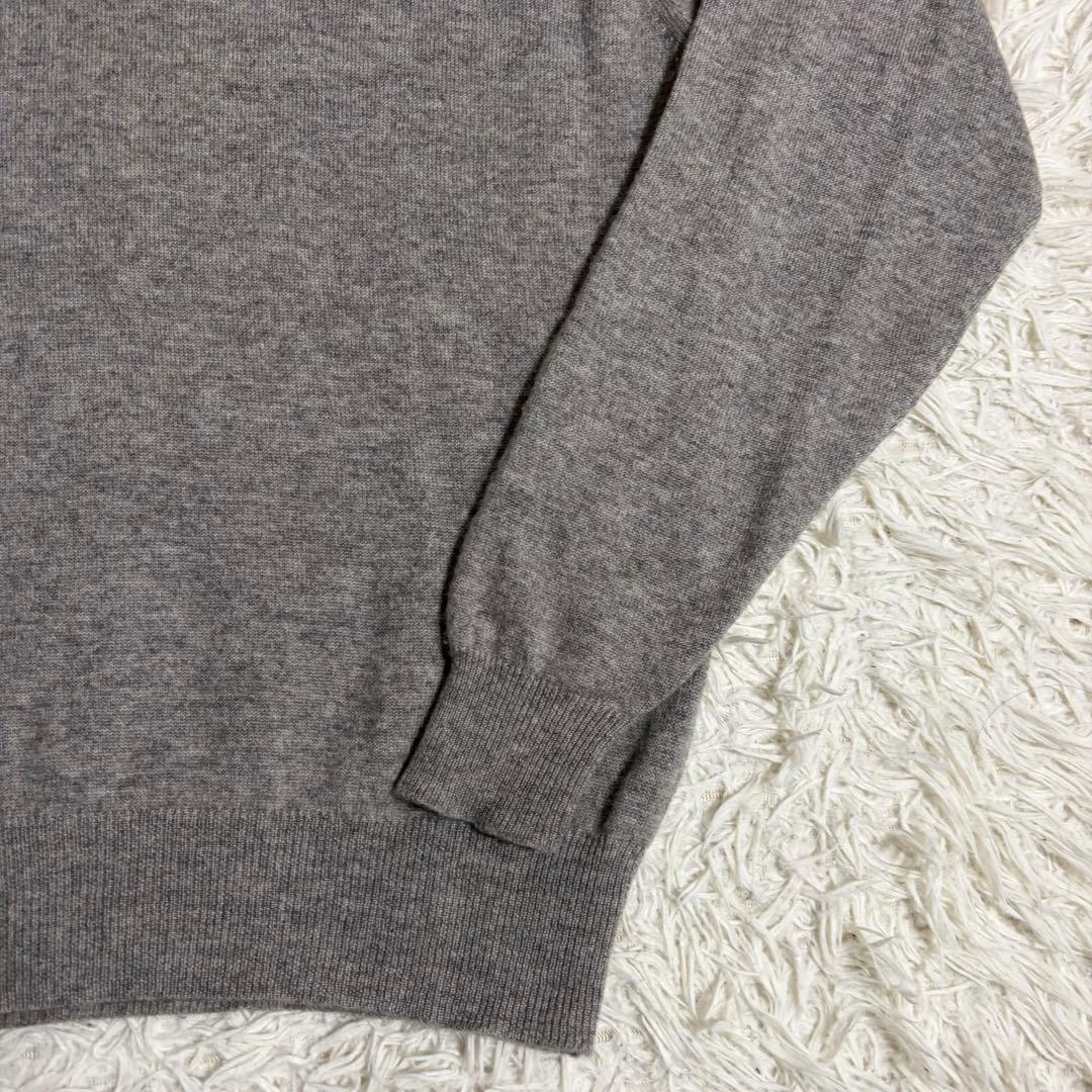 CUTTER&BUCK カシミヤ100% Vネック ニット セーター Lサイズ