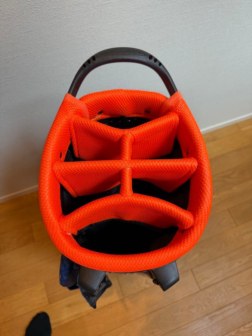 Riviera キャディバッグ ネイビー/オレンジ