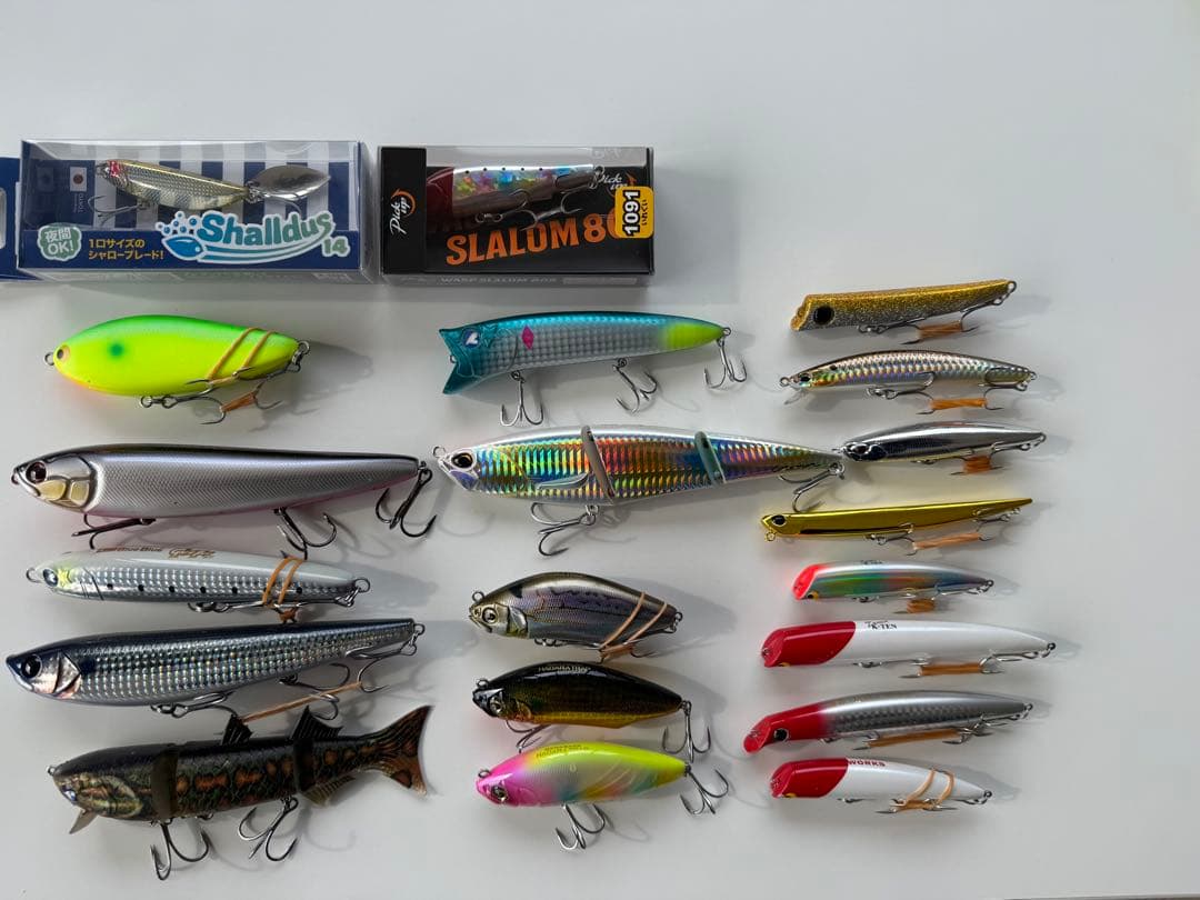 シーバス引退セット　ルアー230個超え