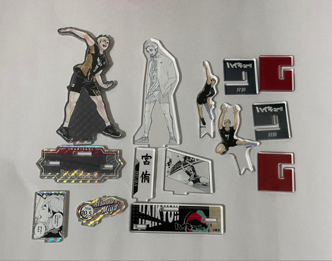 ハイキュー！！　宮侑　宮治　稲荷崎高校　宮ツインズ　アクリルスタンド