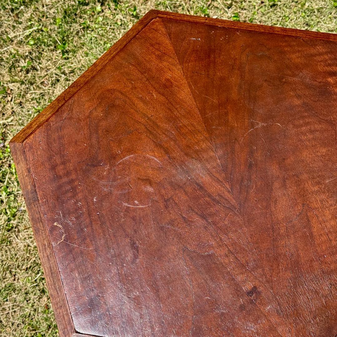 英国アンティーク　ヘキサゴンテーブル　イギリス製　幅62㎝ 高さ60㎝