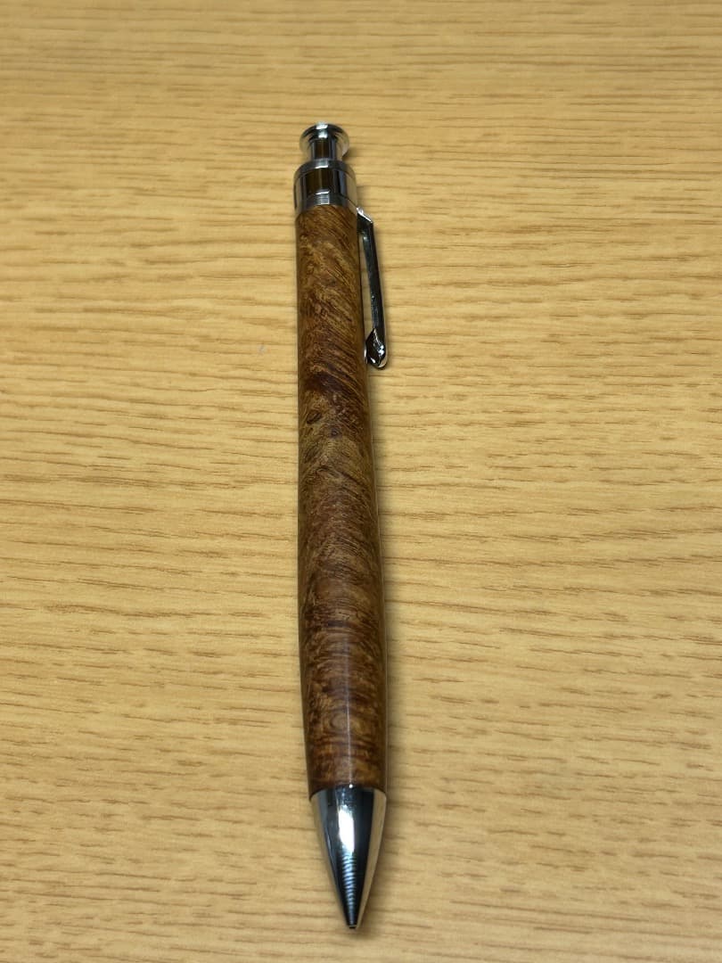 工房楔　アカシア　こぶ杢　瘤杢　シャープペンシル　木軸　0.5 希少