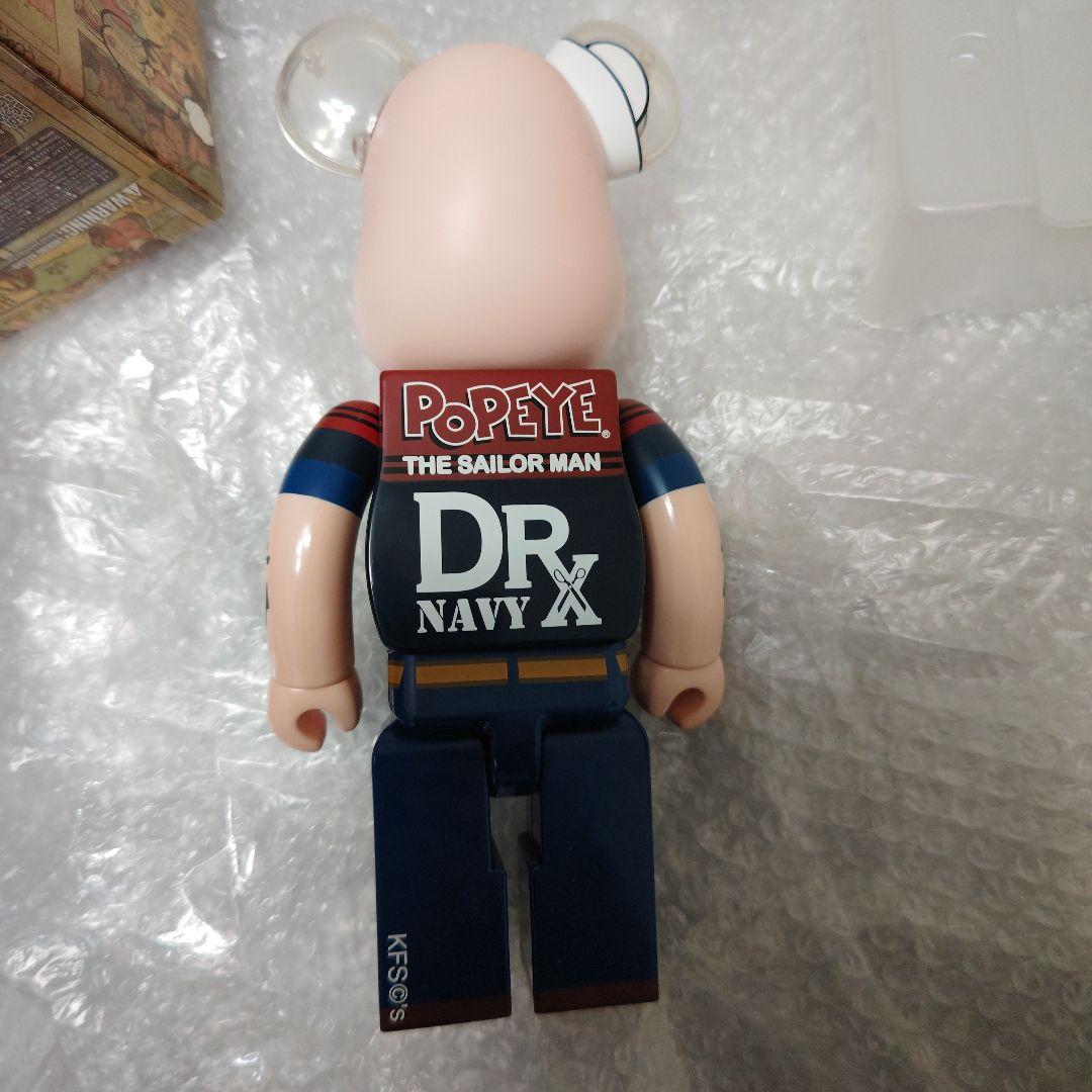 ベアブリック　ポパイ　400％　DRX　NAVY　BE@RBRICK