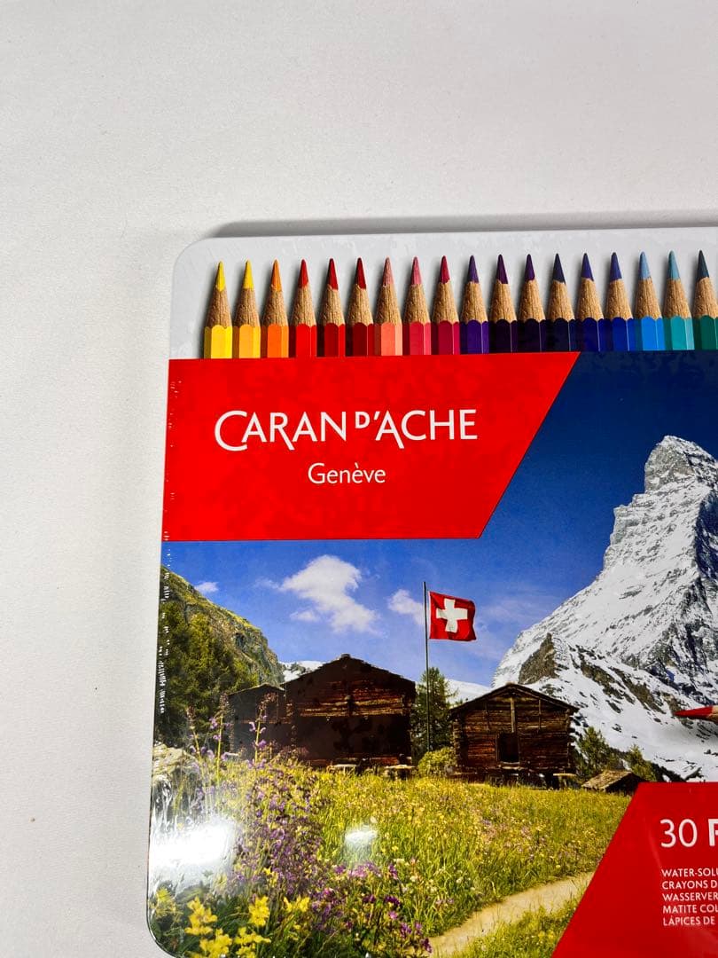 CARAN D'ACHE PRISMALO 30色 水彩色鉛筆
