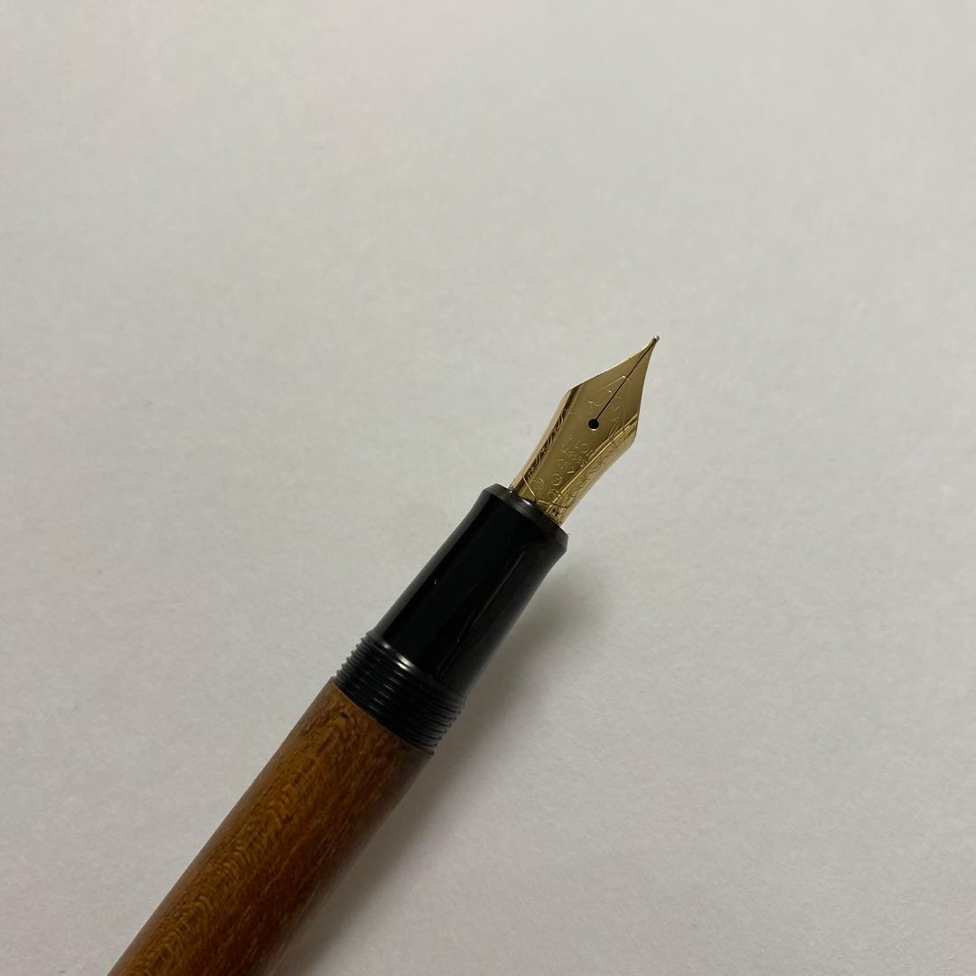 s*y様 パイロット　木製 万年筆 ブラウン　カスタム　ジャパン　14k