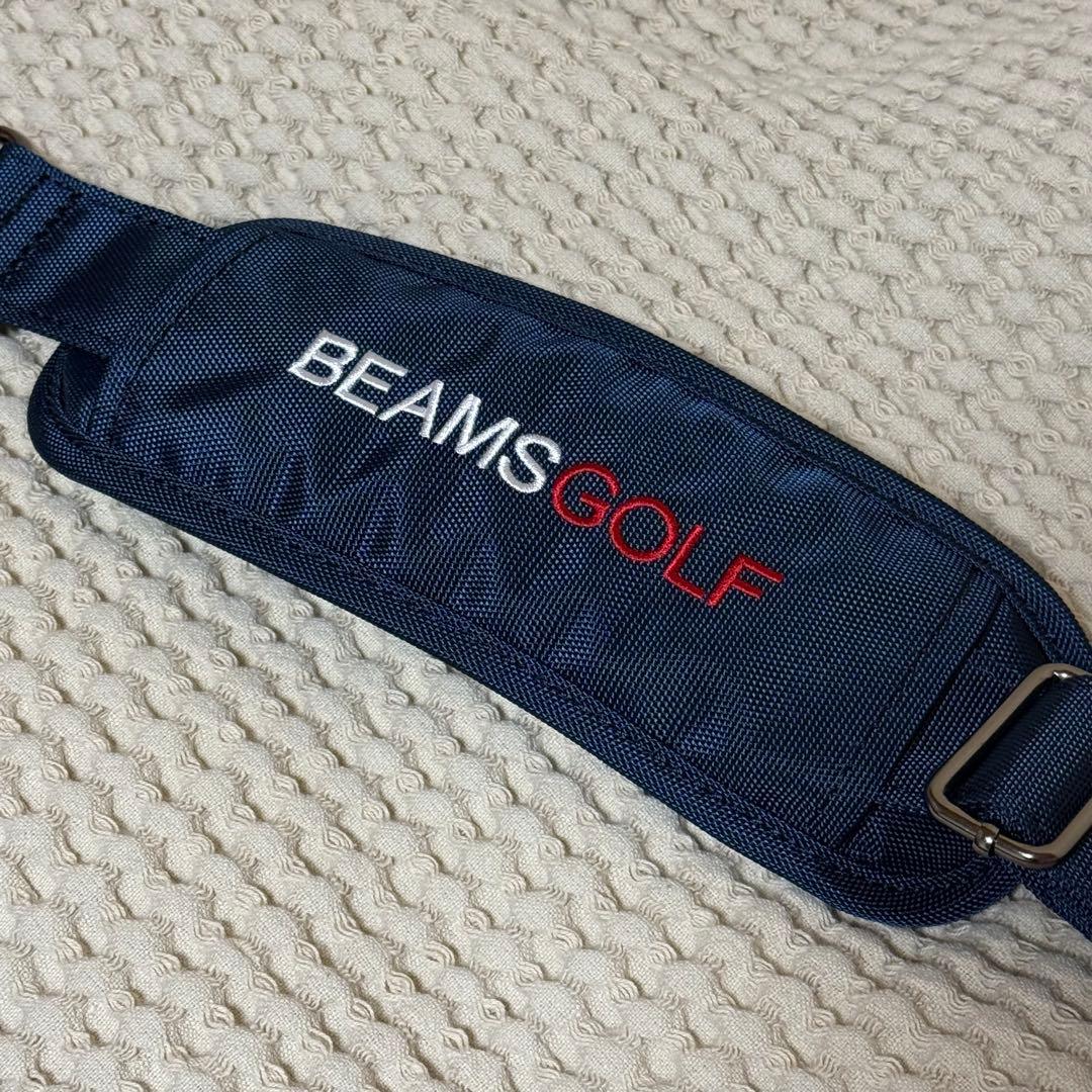 【最終値下げ】BEAMS GOLF ゴルフバッグ ネイビー 未使用品