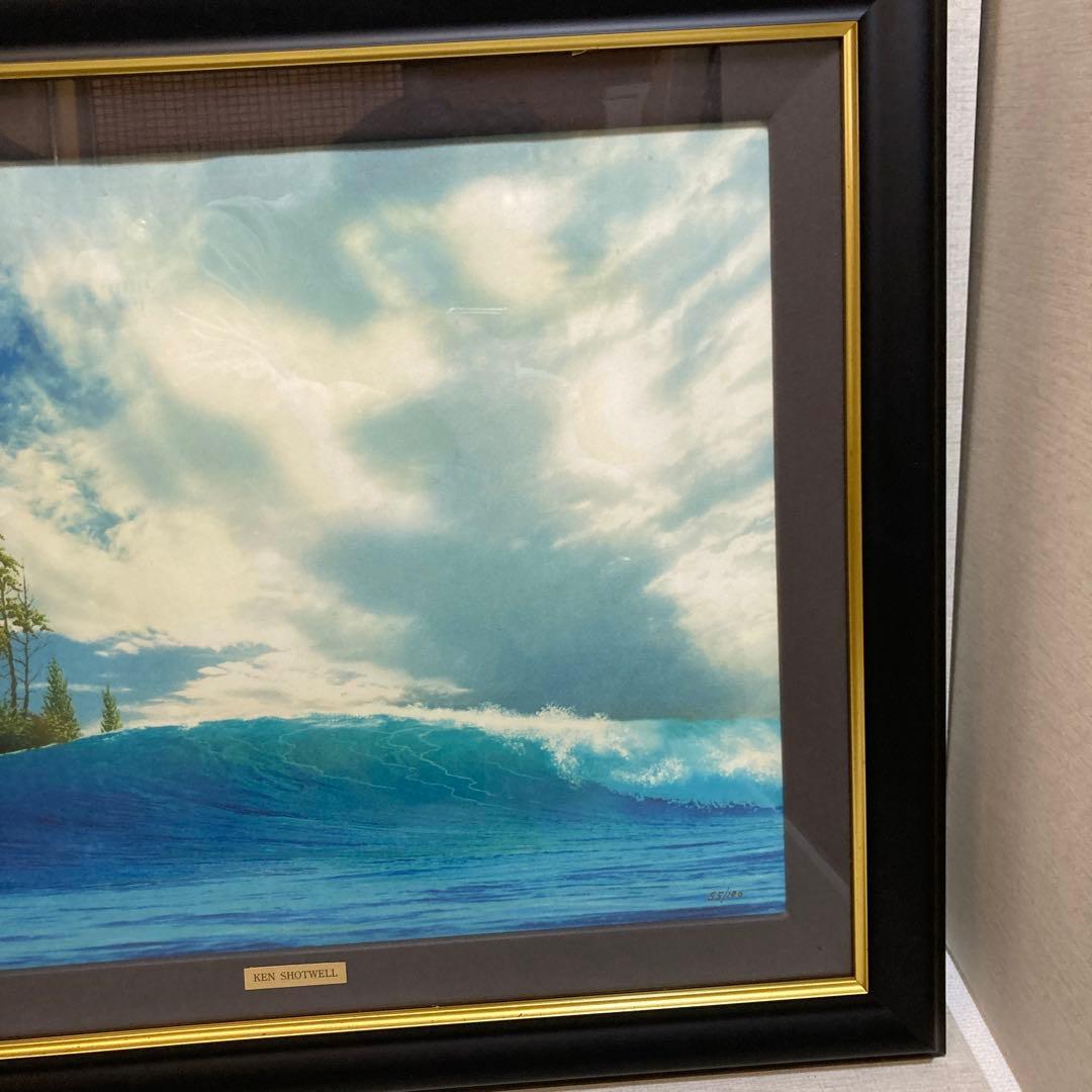 【ルミナート版画】ケン・ショットウェル『アイランド・ビヨンド・ザ・ウェイブ』