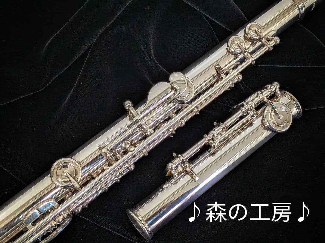 中古フルート専門店‼️部活応援‼️頭部管銀製 ヤマハフルートYFL451 Eメカ