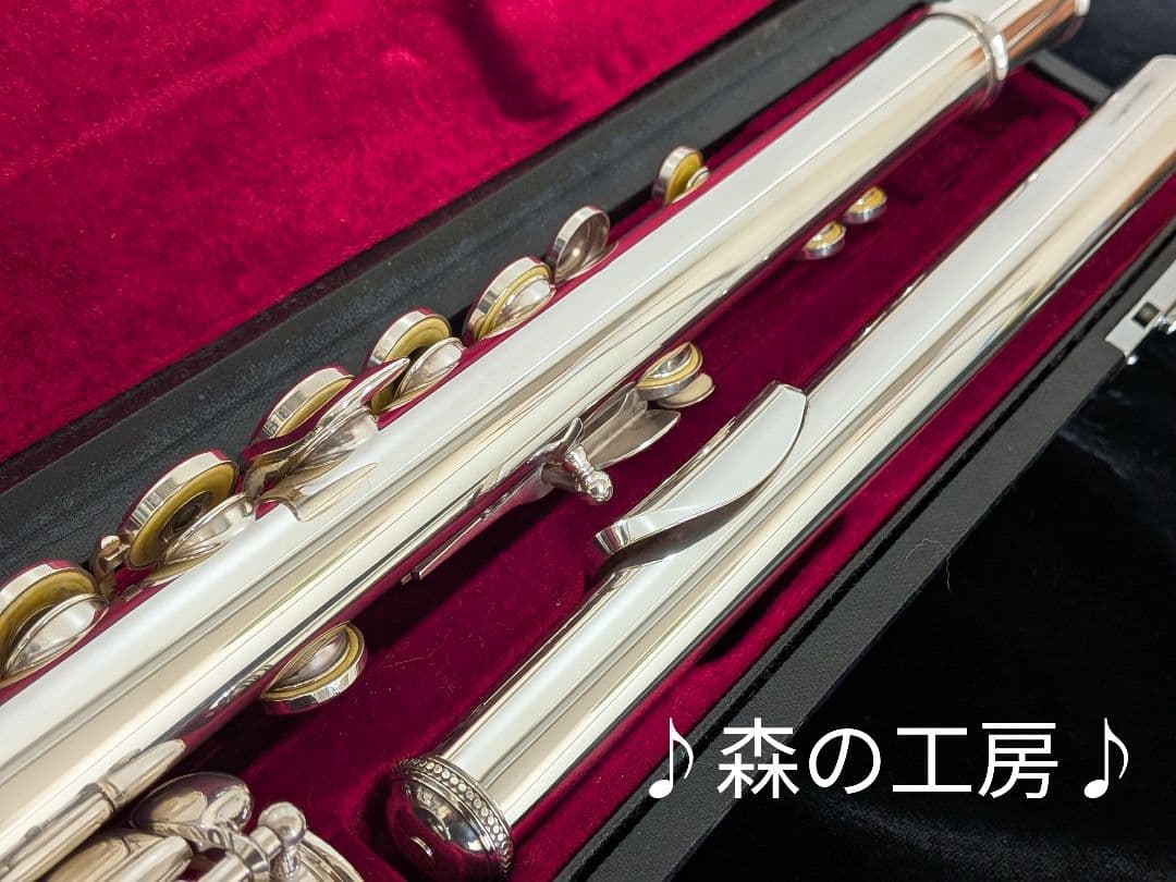 中古フルート専門店‼️部活応援‼️頭部管銀製 ヤマハフルートYFL451 Eメカ