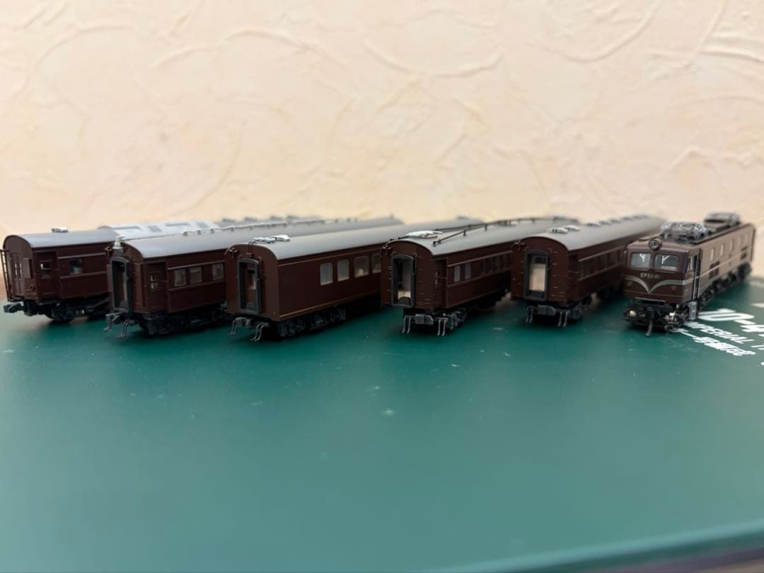 【動力車付】お召列車一号編成5両セット 10-418+お召機 3038