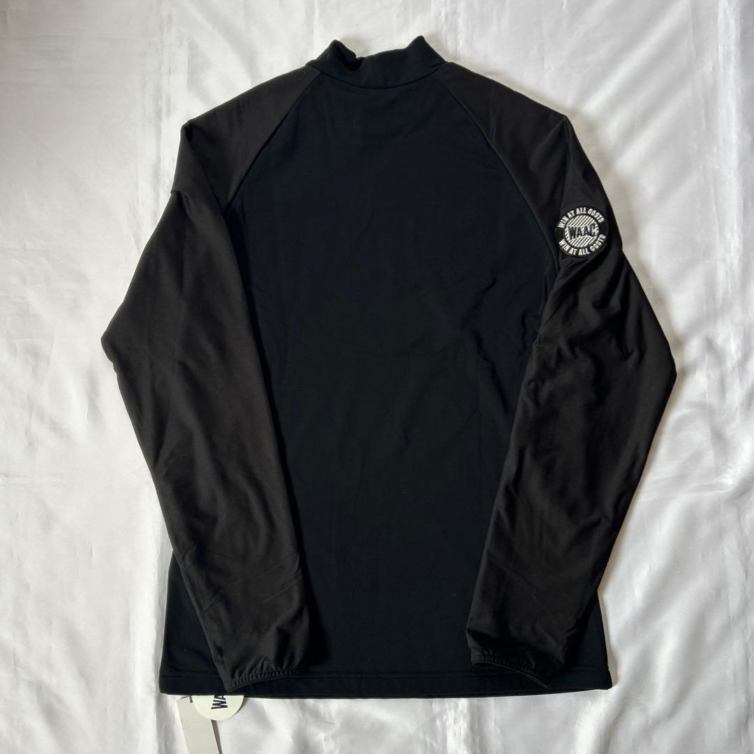 ワック　袖切り替えモックネック長袖シャツ　サイズM 新品　WAAC