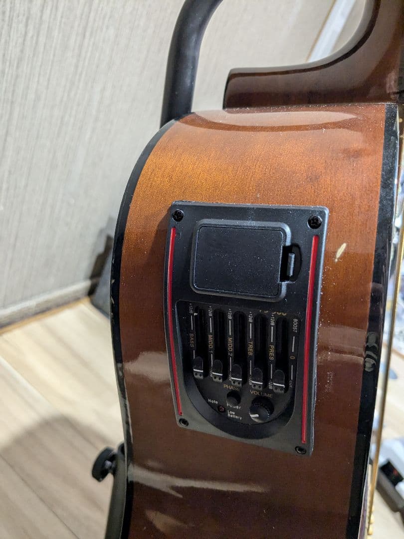 良音/YAMAHA　FX-170 改エレアコ　サドル真鍮仕様