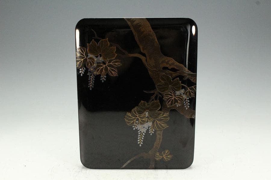 桐蒔絵 硯箱 共箱(K-YC506)