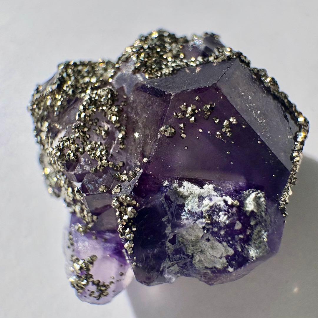 518 中国 内モンゴル産 レアタイプ フローライト&パイライト