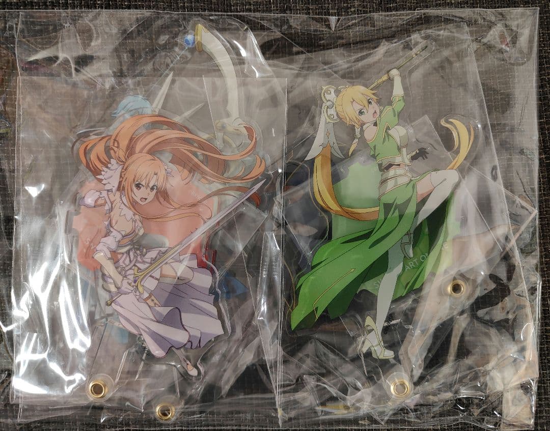ライフカード特典　ソードアートオンライン SAO アクリルスタンド4点セット