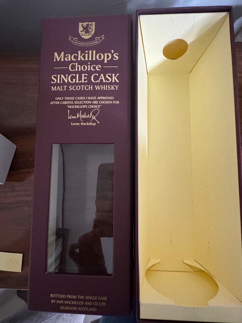 Mackllop's-Choice-SINGLE CASK ウイスキー箱のみ