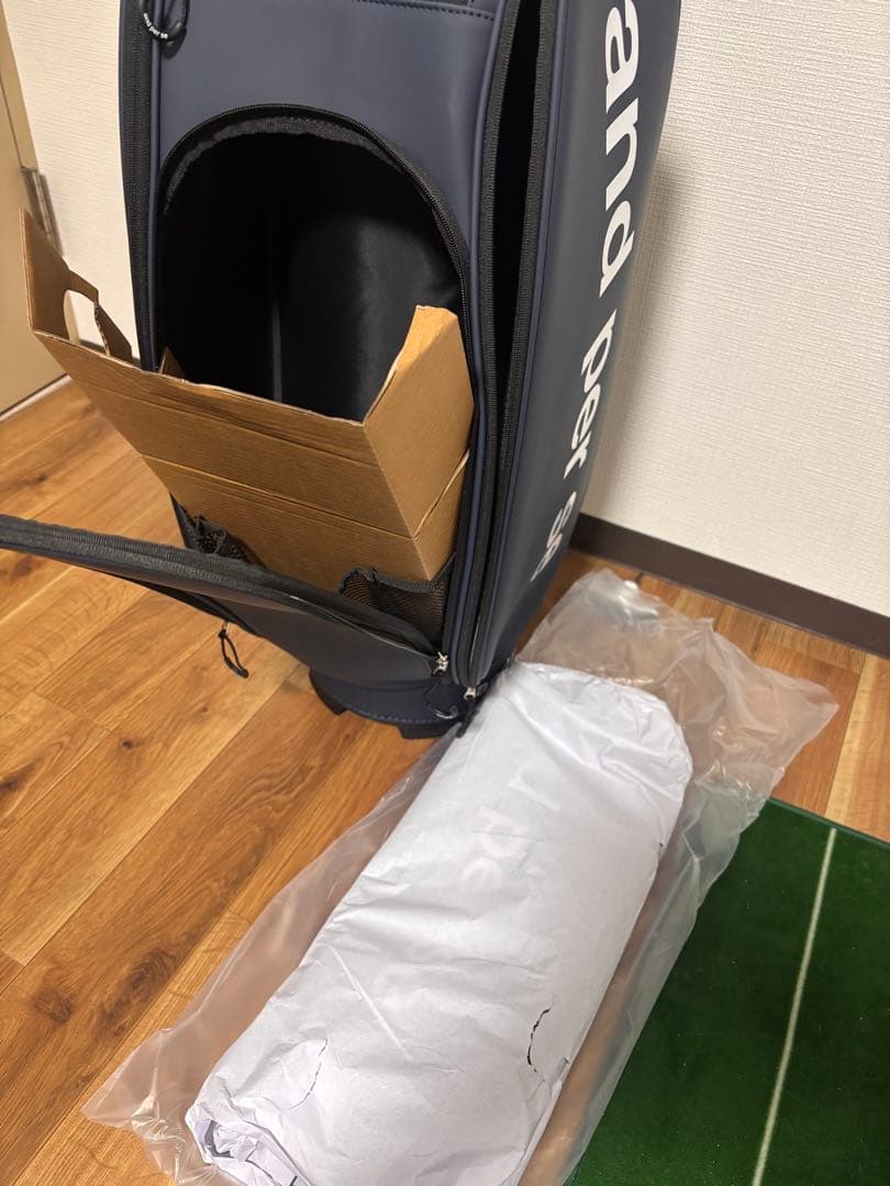 and per se ゴルフバッグ ネイビー