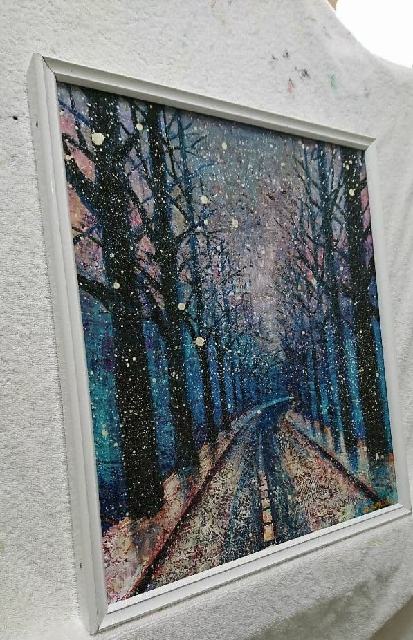 油絵 絵画 孟冬