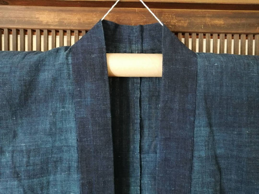 無地の袖なし野良着（明治～大正期）