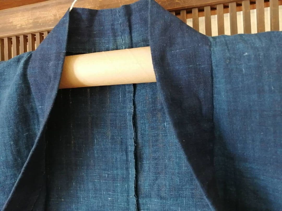 無地の袖なし野良着（明治～大正期）