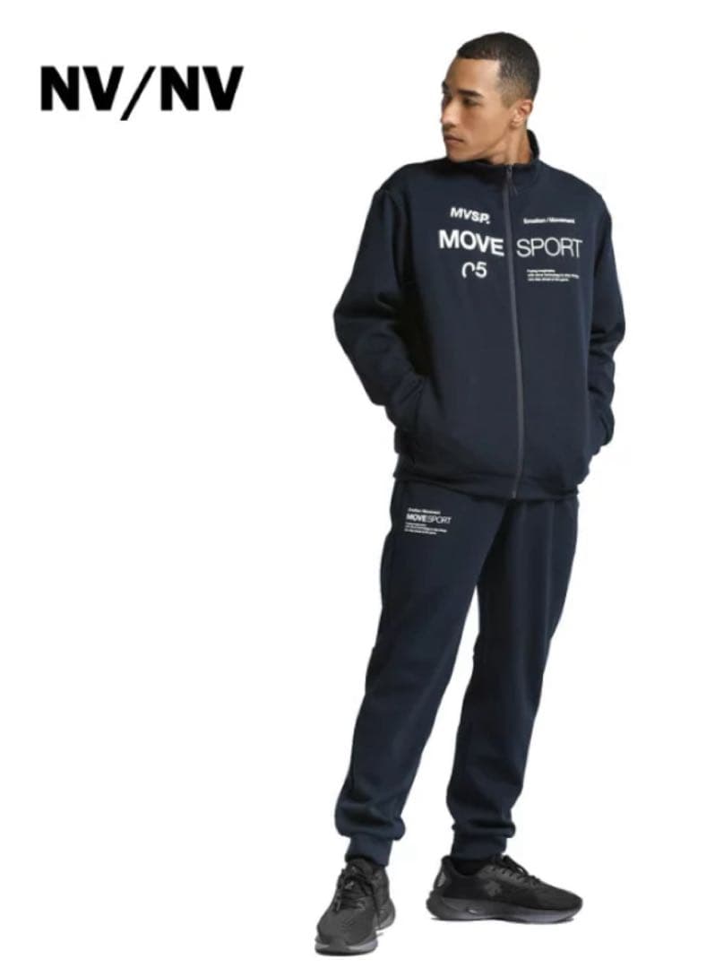 L ☆新品☆ デサント　Move Sport　S.F.TECH　上下セット　紺