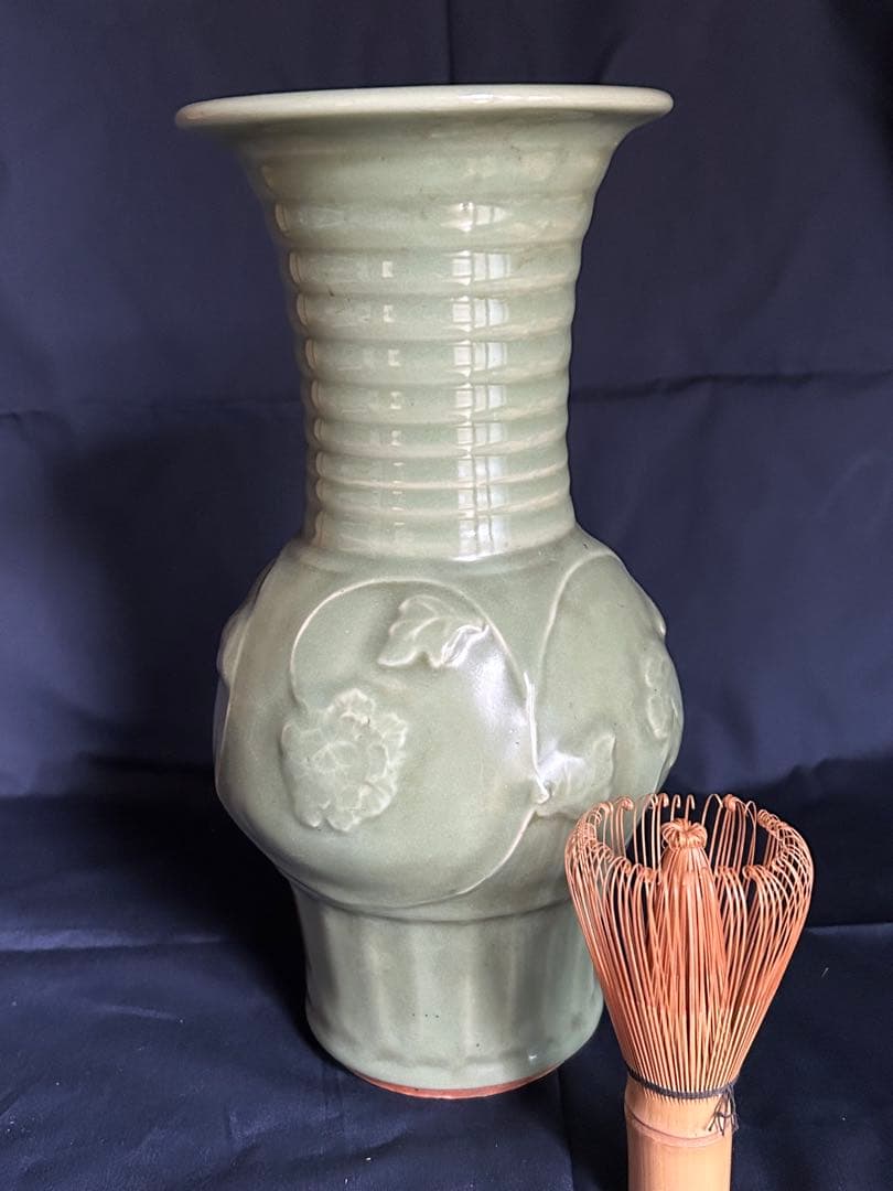 ○ 龍泉窯　時代物　青磁　中国美術　唐物