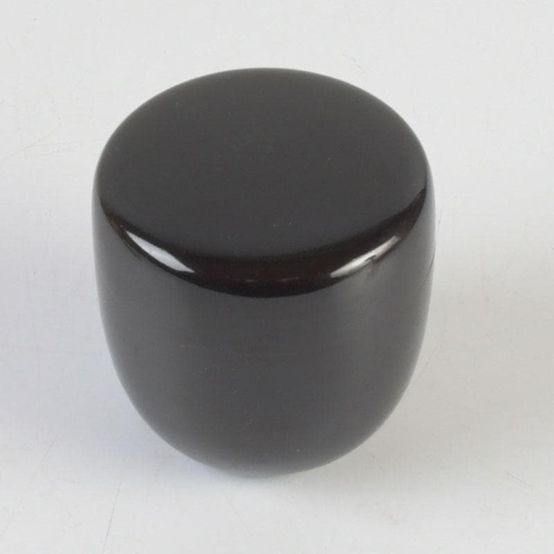 茶道具　黒漆　小棗　仕覆付　住山楊甫極め箱　V　9859