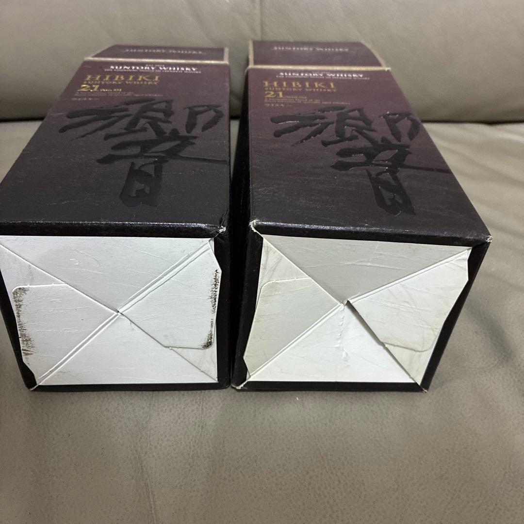 サントリー　響21年　化粧箱　空瓶　専用箱　6本セット