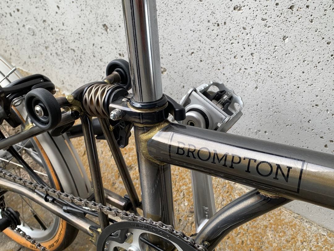 ■Brompton S6L Raw-Lacquer Barbour カスタム■