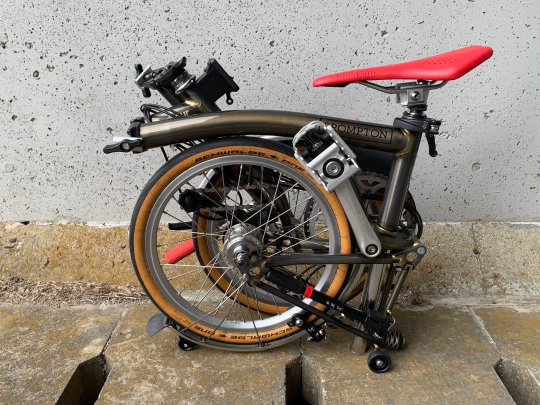 ■Brompton S6L Raw-Lacquer Barbour カスタム■