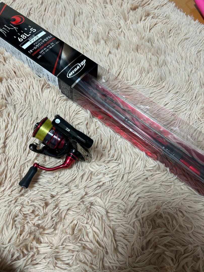 月下美人　68L-S 月下美人MXリール　セット アジング　ダイワ