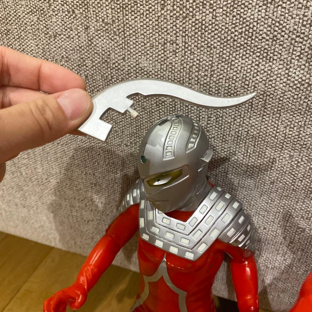ウルトラマンエース　タロウ　セブン　ビックサイズ　ソフビ