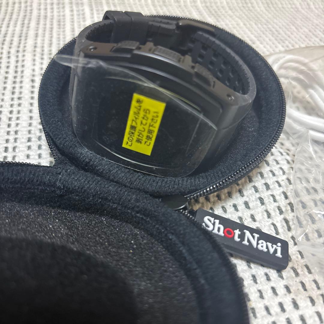 Shot Navi Crest II ゴルフ用GPSウォッチ　距離計　Black