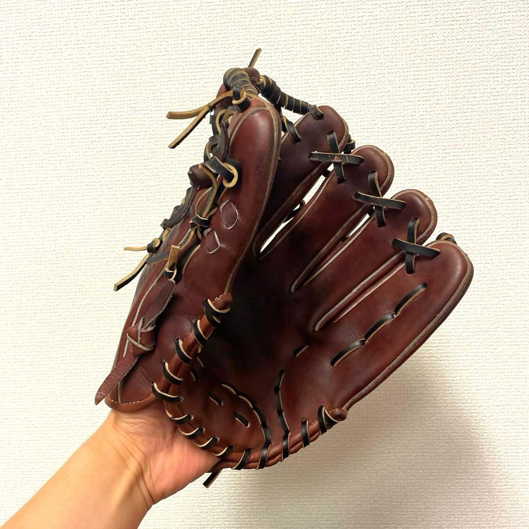 223 ミズノ グローバルエリート 型抜群 極美品 硬式 外野手用グローブ