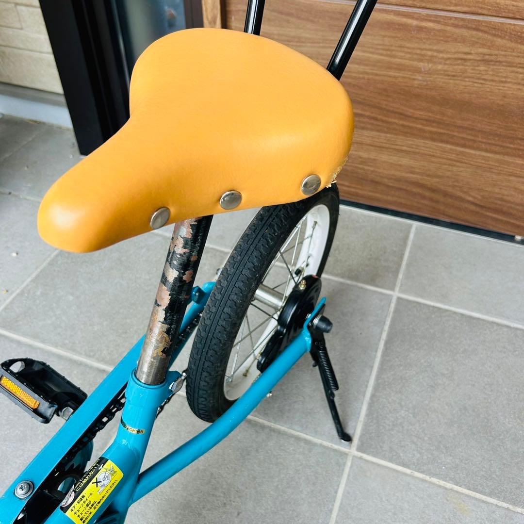 【直接渡し】People ケッターサイクル ターコイズブルー 14インチ